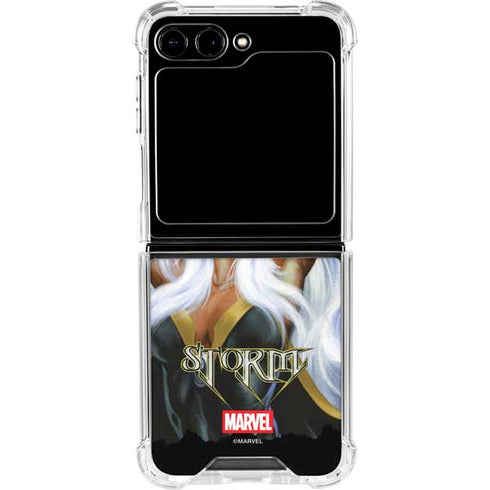 Marvel X-Men Storm by Joe Jusko Galaxy Z Flip6 Clear Case